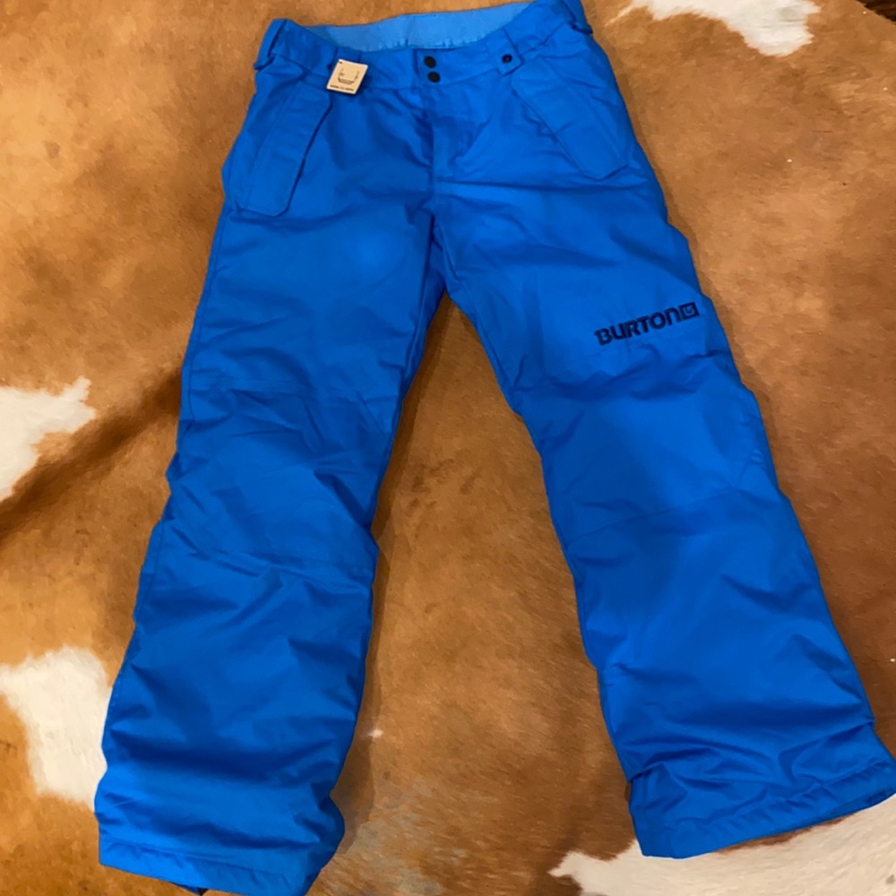 Burton boys blue ski pants size 14/16 (large)